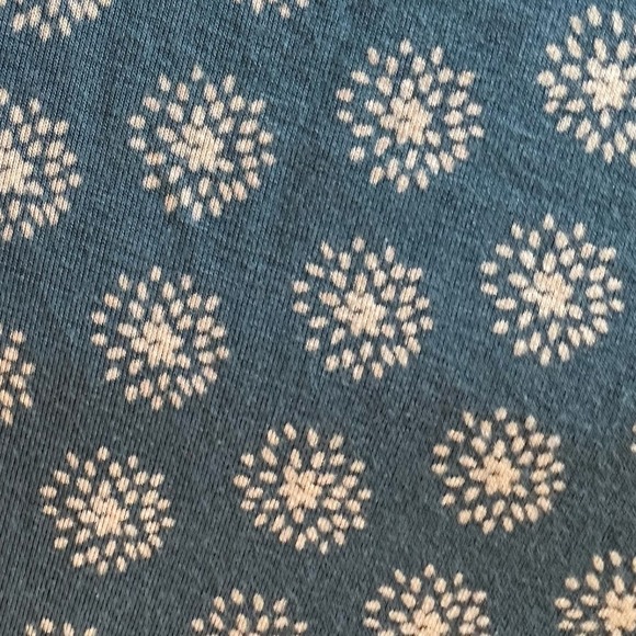 Ann Taylor - Teal-blue Floral A-Line Comfort Waist Mini Skirt, Size Small - Picture 2 of 8